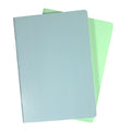Ledah Pastels Notebook A5 Pack Of 2#Colour_BLUE & GREEN