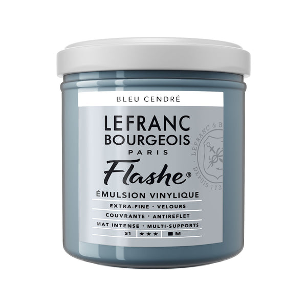 Lefranc & Bourgeois Flashe Printmaking Acrylic Paint 125ml#colour_ASH BLUE (S1)