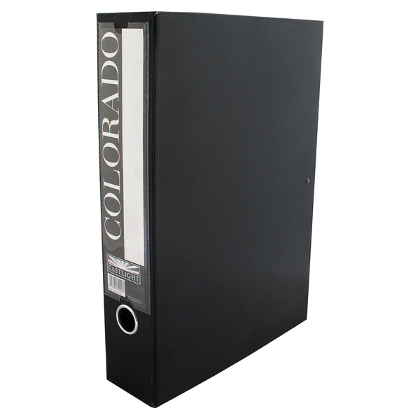 colorado box file foolscap black