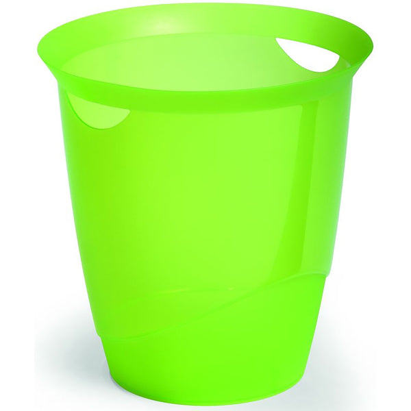 ice 16 litre waste basket#colour_TRANSLUCENT ICE GREEN