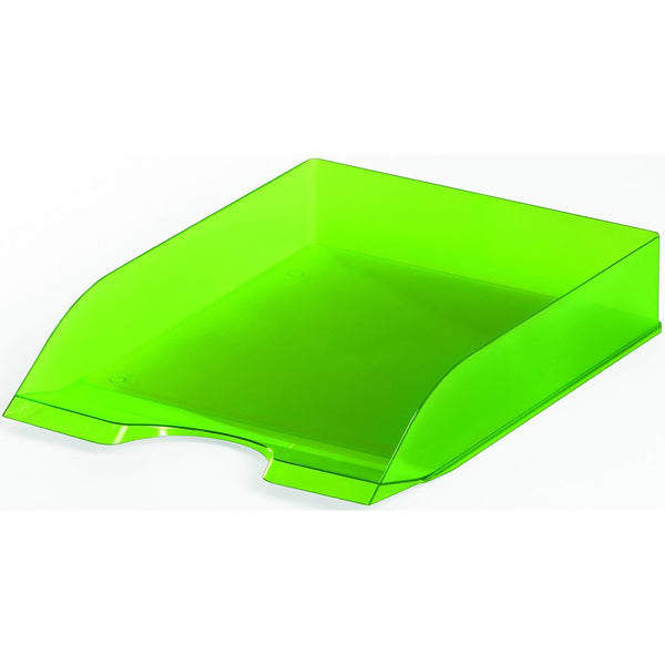 durable letter tray#colour_TRANSLUCENT ICE GREEN