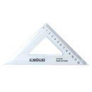 Celco 45 Degree Set Squares 21cm Clear - Pack Of 12