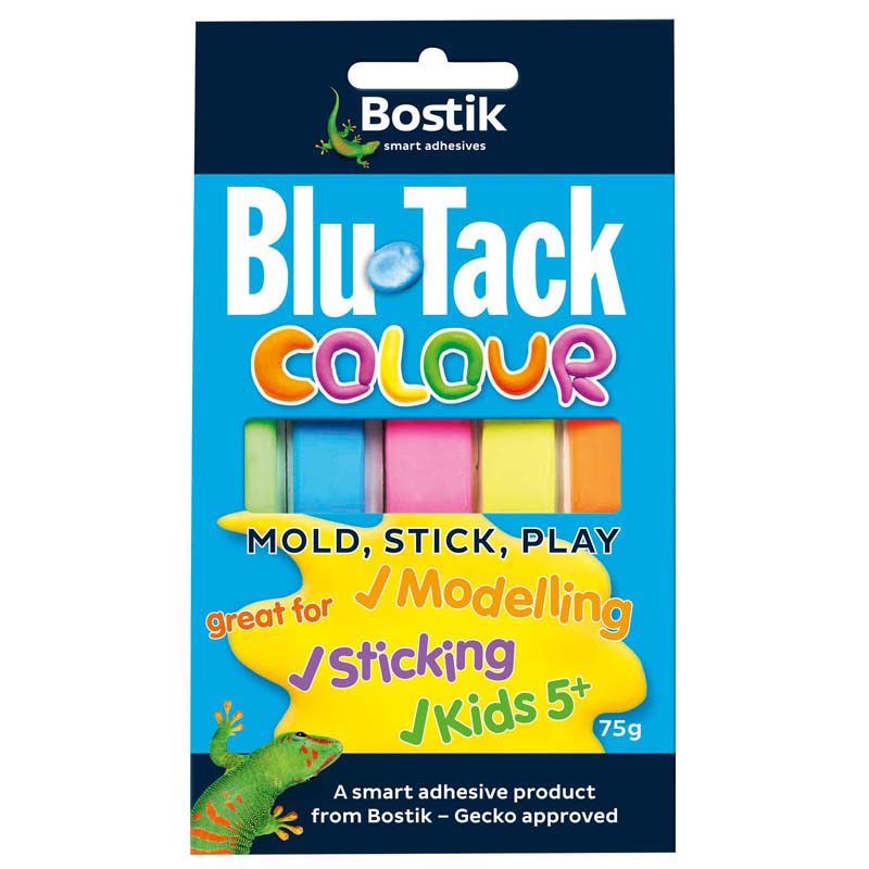 bostik blutack 75gm colour