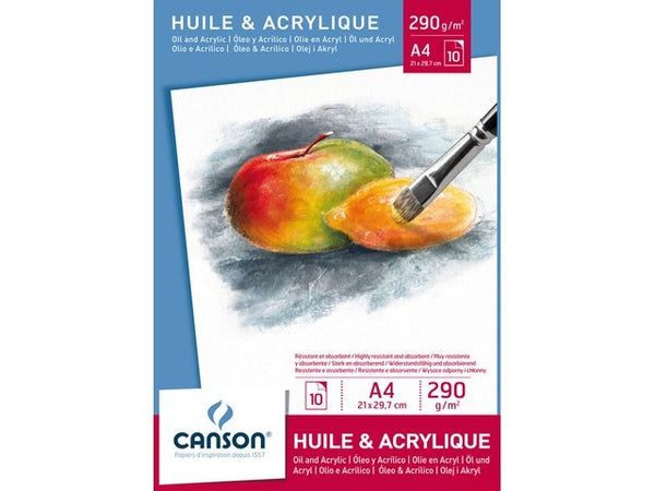 Canson Figueras 290gsm 10 Sheet Pads#size_A4