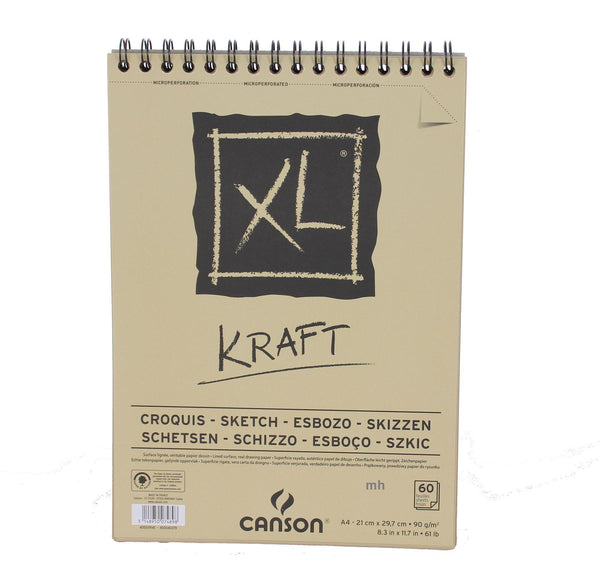 Canson XL Kraft Sketch Pad 90gsm (60 Sheets)#size_A4