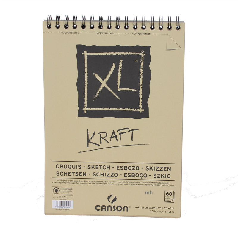 Canson XL Kraft Sketch Pad 90gsm (60 Sheets)