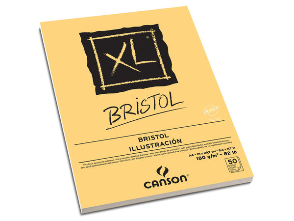 Canson XL Bristol Pad 180gsm (50 Sheets)#Size_A4