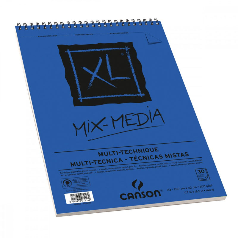 Canson XL Mix Media 300gsm 30 Sheet Sketch Pads