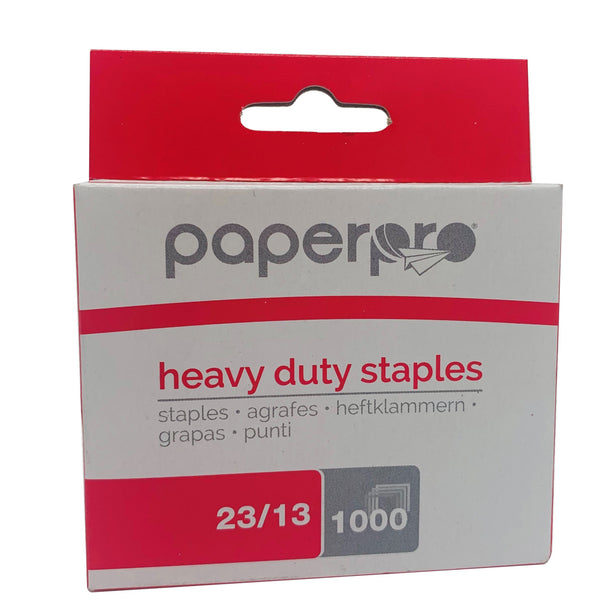 paperpro staples 23/13mm box of 1000
