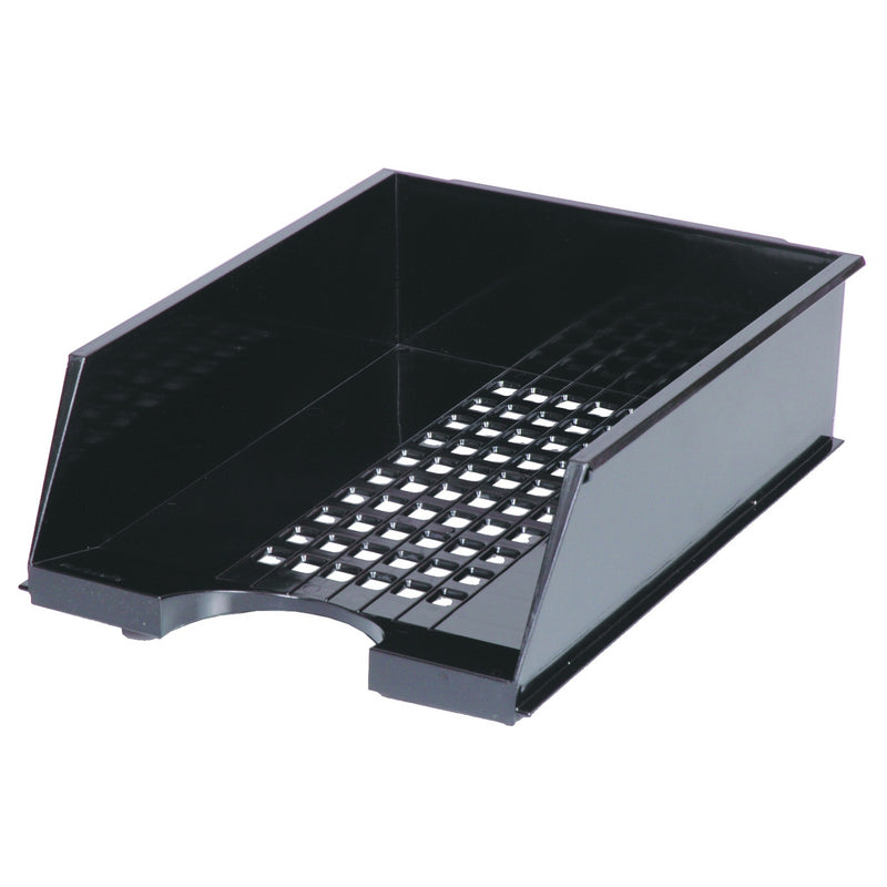 esselte industry document tray jumbo a4 black