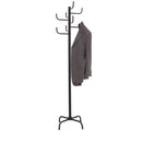 jastek coat rack black 8 hooks