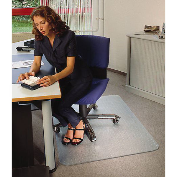 floortex chairmat ultimate polycarb medium rectangle shape#Dimensions_90X120CM