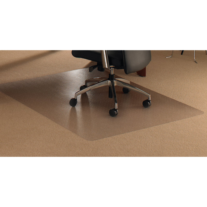floortex chairmat ultimate polycarb plush rectangle shape