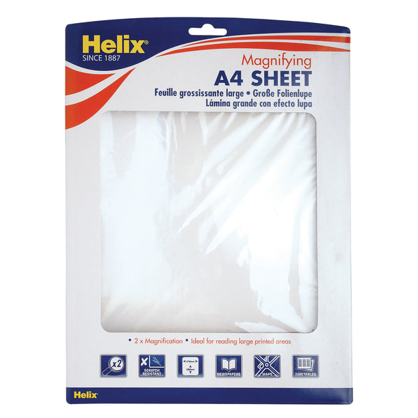 helix magnifying sheet