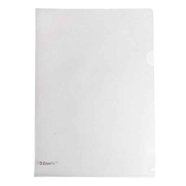esselte letterfile heavy duty a4 pack of 12#colour_CLEAR