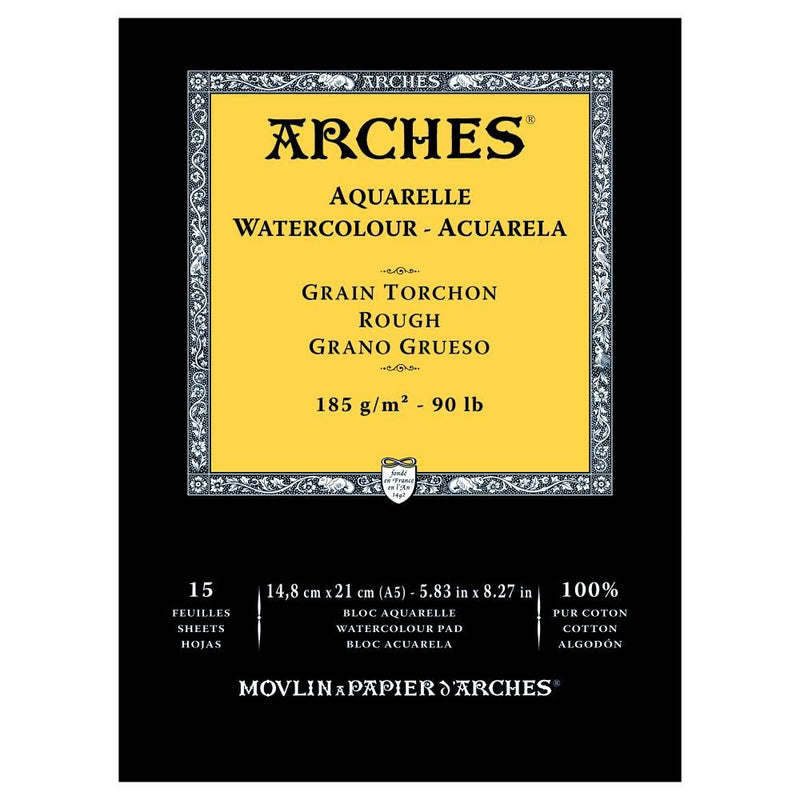 Arches Water Colour Pads 185gsm A5