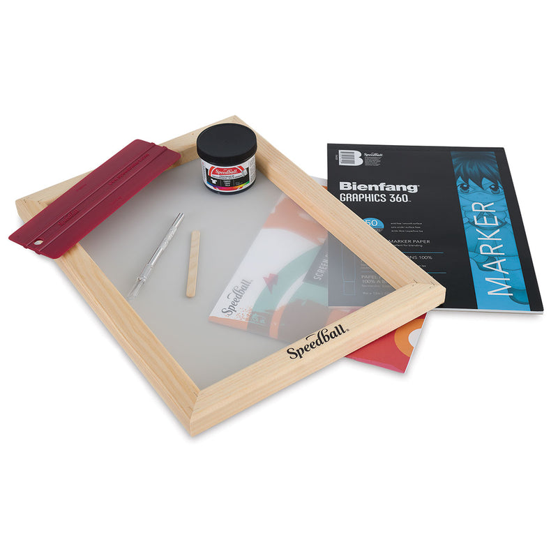 Speedball Screen Printing Beginners Paper Stencil Kit
