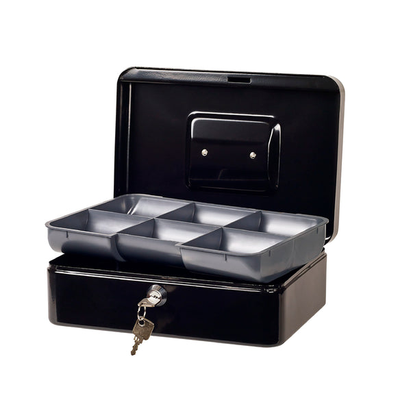 esselte classic cash box no8#colour_BLACK