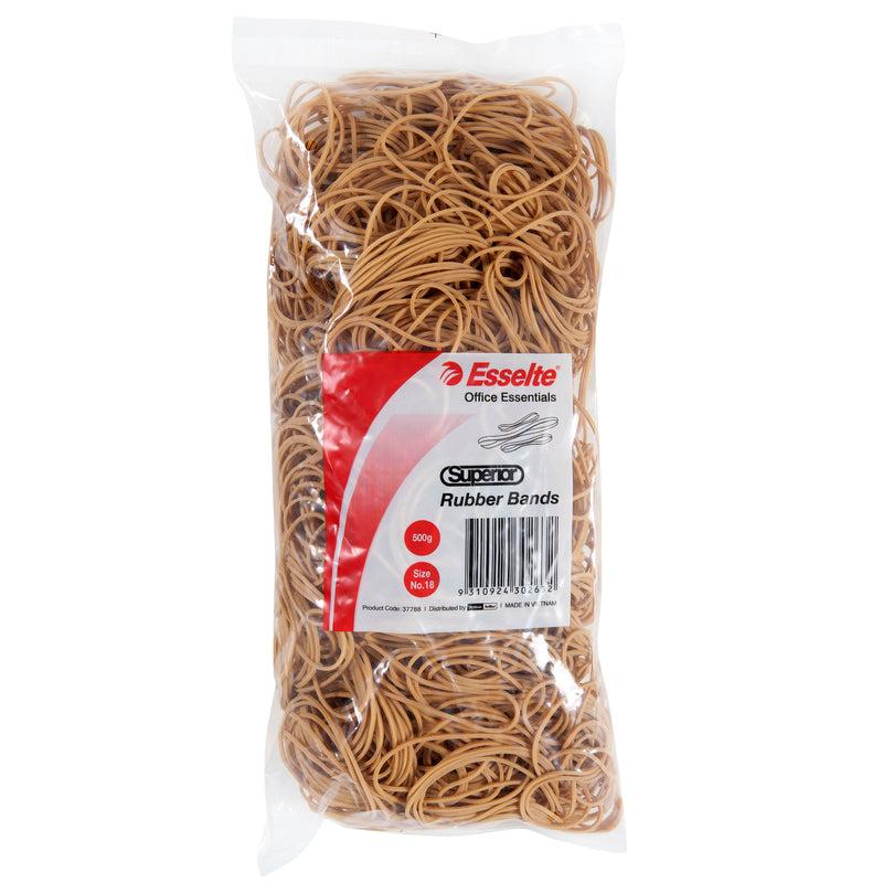 esselte superior rubber bands 500gm bag