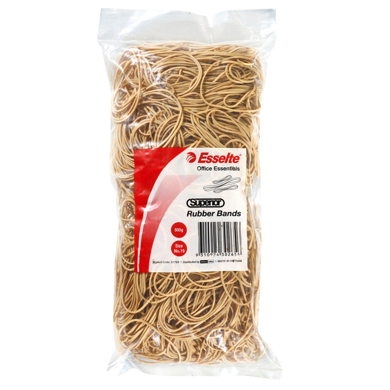 esselte superior rubber bands 500gm bag