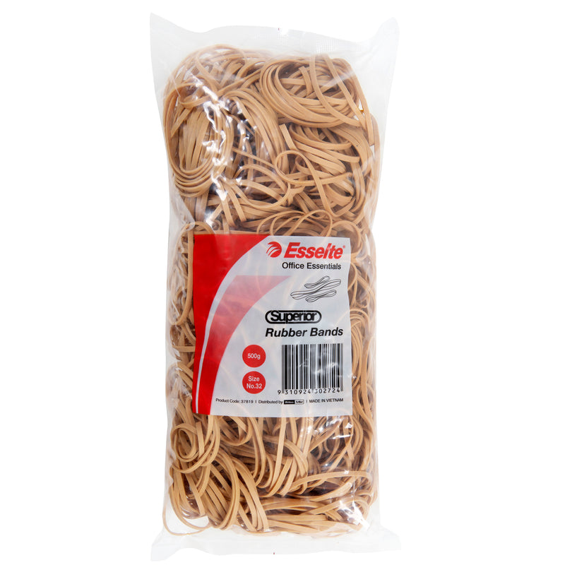 esselte superior rubber bands 500gm bag