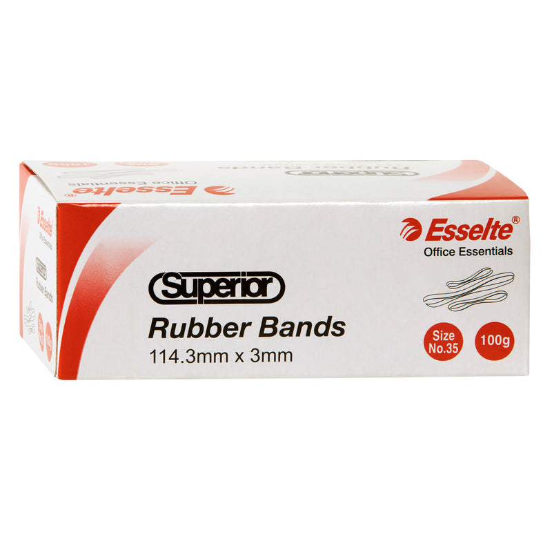 esselte superior rubber bands size 35 100gm