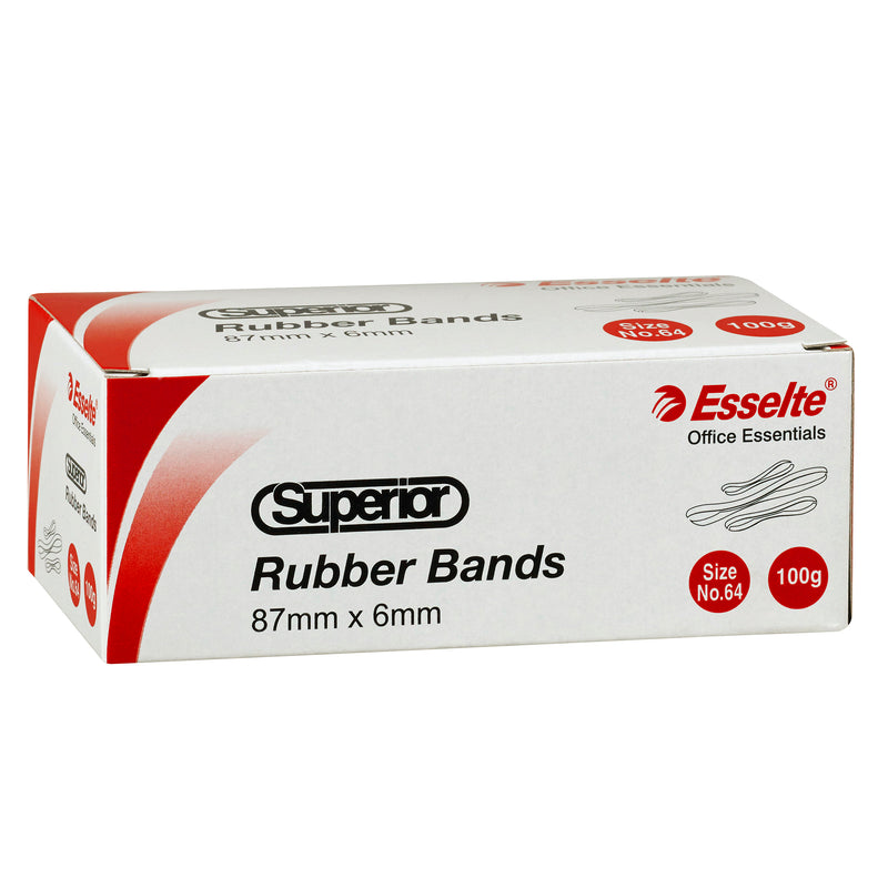 esselte superior rubber bands 100gm box