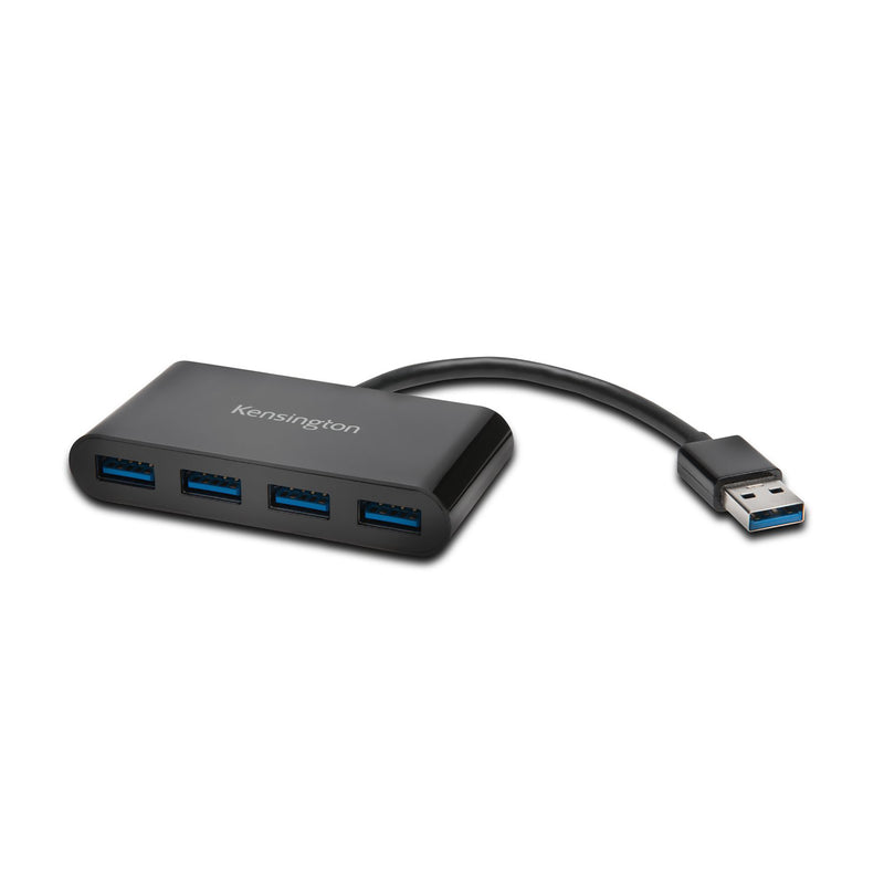 kensington® uh4000 usb 3.0 4 port hub black