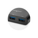 kensington® ch1000 usb-c 4 port hub black