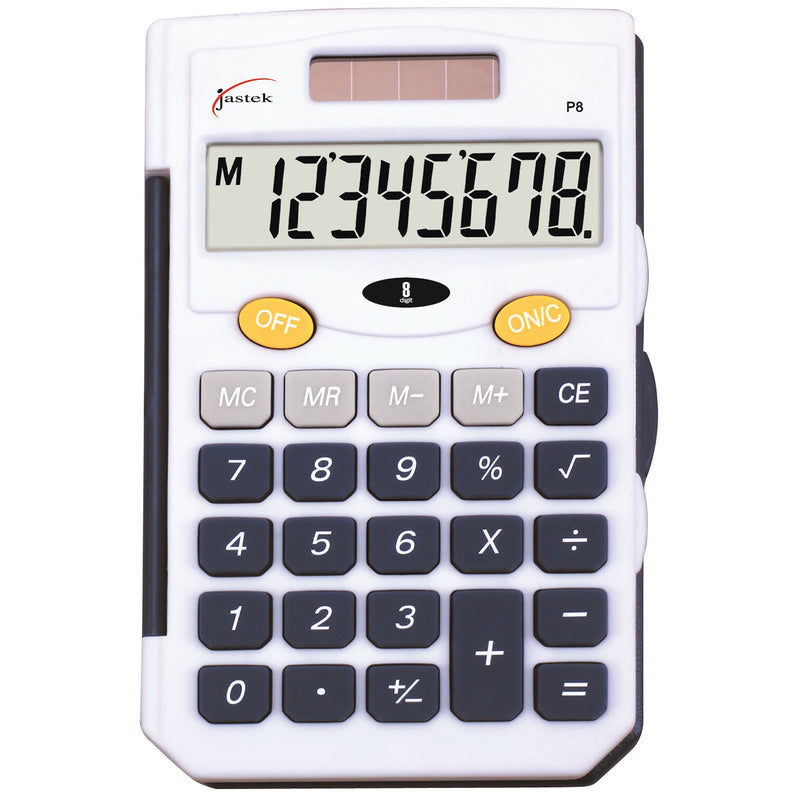 jastek pocket calculator blue