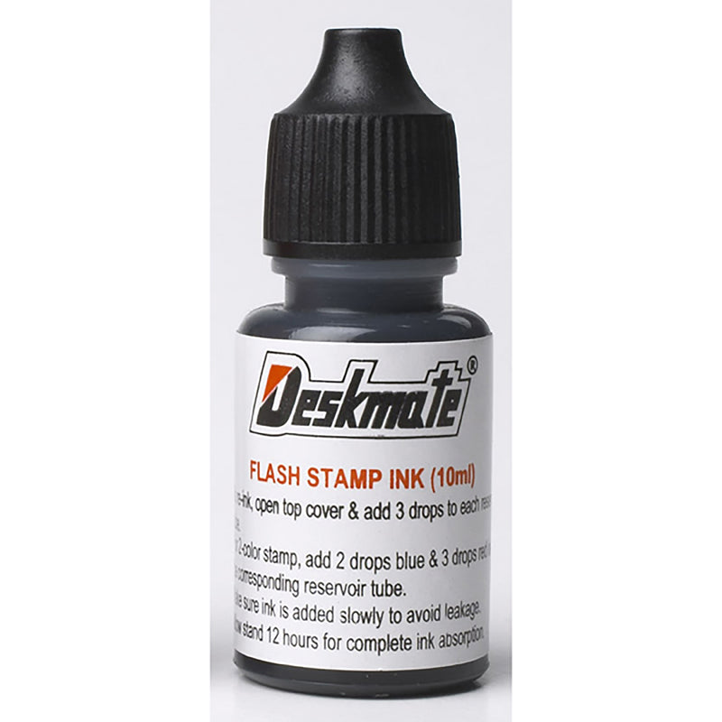 deskmate stamp pad refill ink 30ml