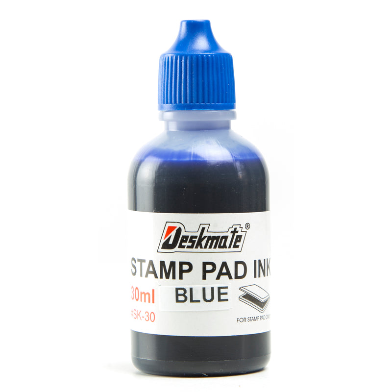 deskmate stamp pad refill ink 30ml