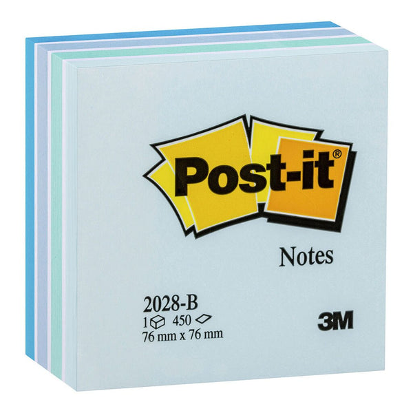 post-it notes memo cubes 2028 76x76mm 450 sheet cube#colour_Blue