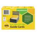 marbig® guide card a-z/1-31 tab manilla buff