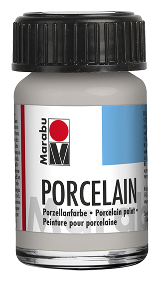 Marabu Porcelain Craft Paint 15ml#colour_METALLIC SILVER