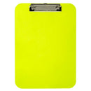 marbig® professional clipboard plastic a4 neon green