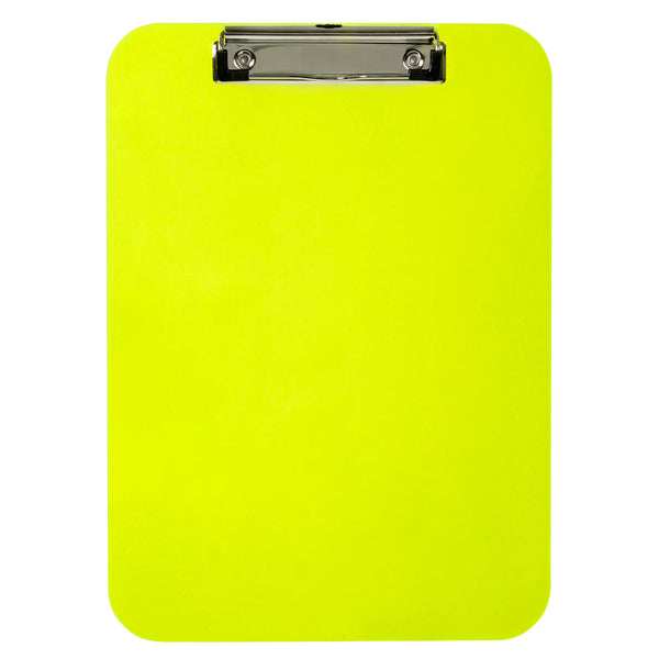 marbig® professional clipboard plastic a4 neon green