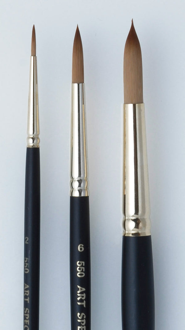 Art Spectrum Series 550 Sablinksky Filament Blend Round Brushes#size_00