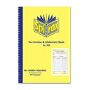 spirax 555 invoice and statement book 207x144mm - pack of 10