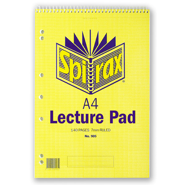 spirax 905 lecture book a4 140 page - pack of 10#Opening_TOP