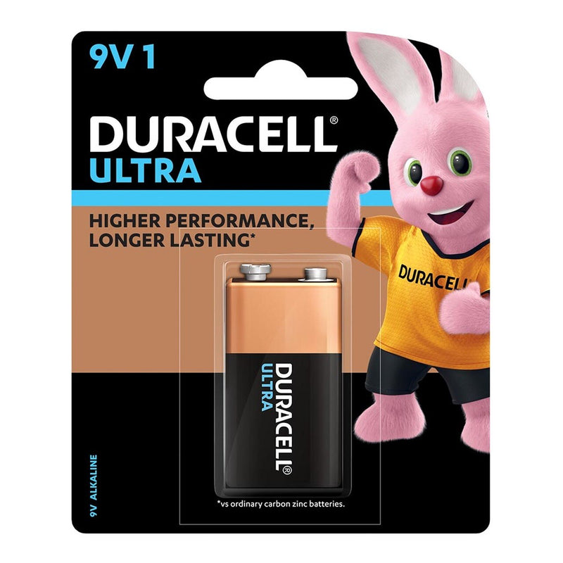 duracell ultra alkaline 9v battery