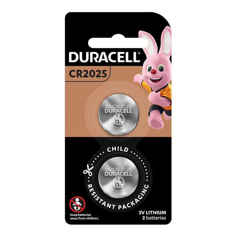 duracell lithium coin cr2025 battery PACK OF  2