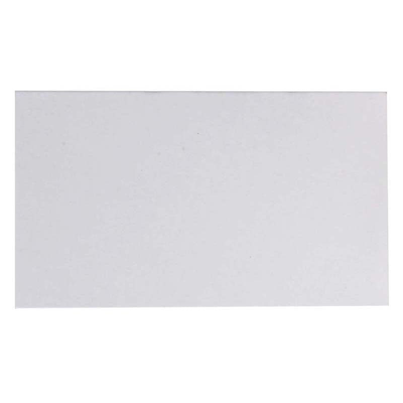COLLINS VISITING CARDS EXTRA THIRDS BLANK 210 GSM SIZE 76MM X 45MM PACKET 52