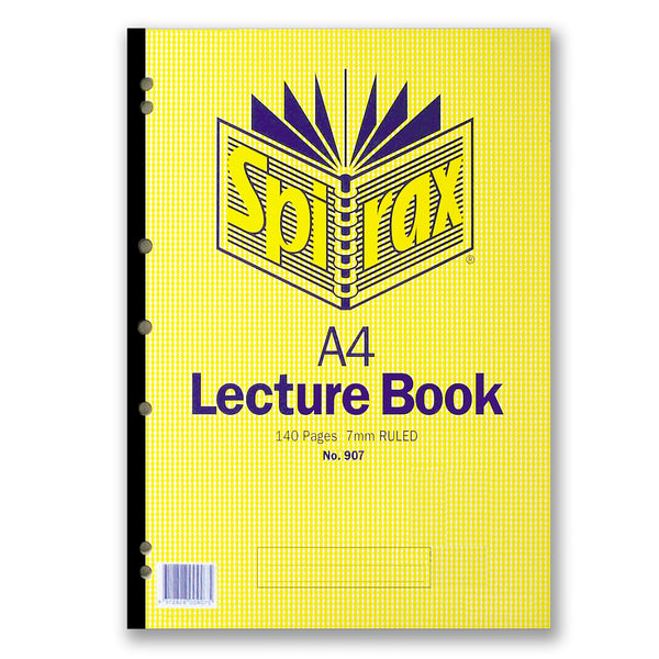 spirax 907 lecture pad a4 140 page s/o - pack of 10