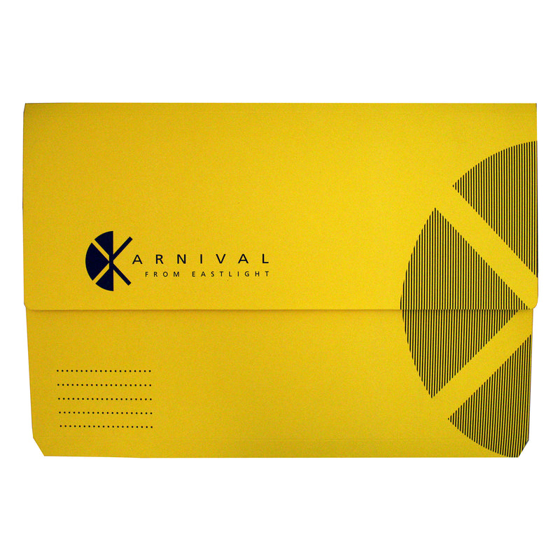 eastlight karnival document wallet fc - pack of 10