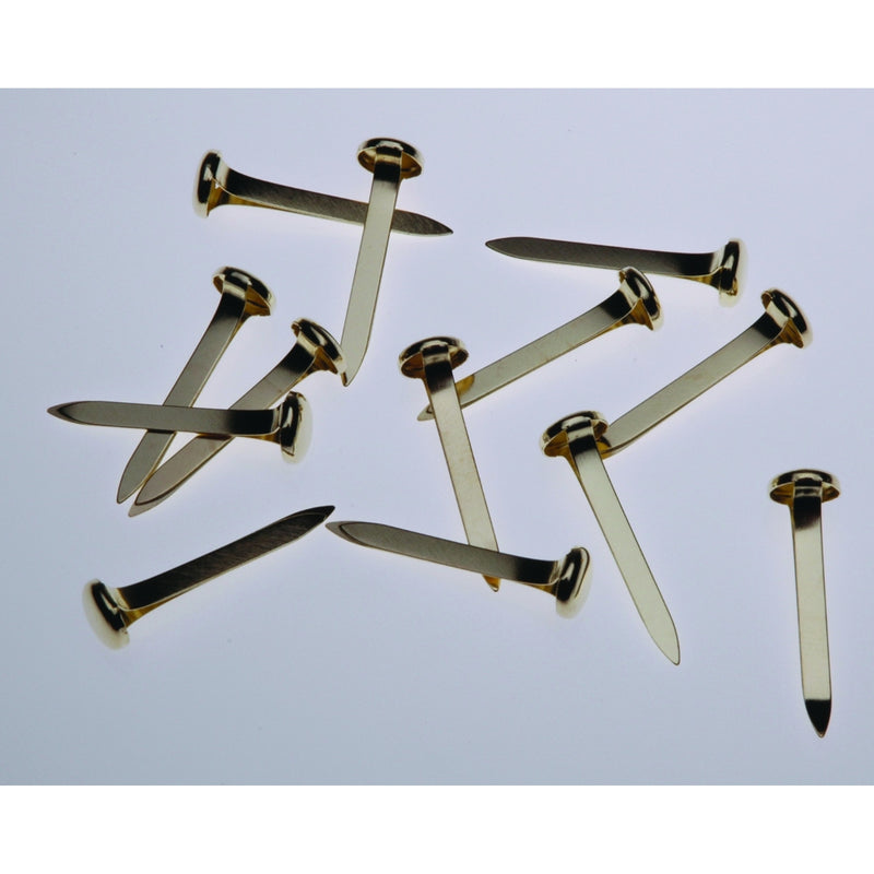 esselte paper fastener steel brass box of 200