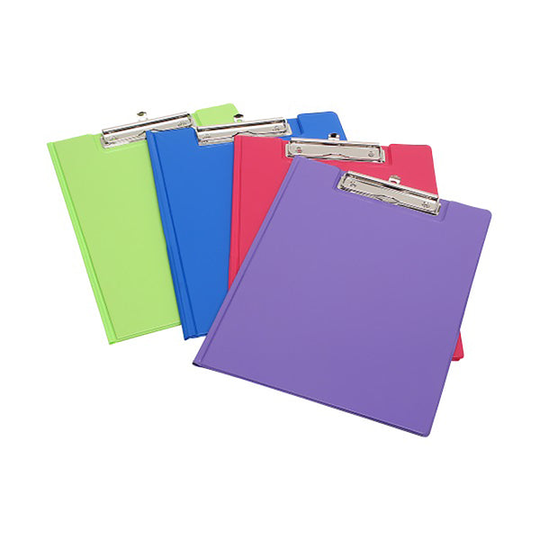 marbig® clipfolder a4 pe summer colours assorted