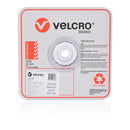 velcro® brand stick on hook only tape 25mmx25m white