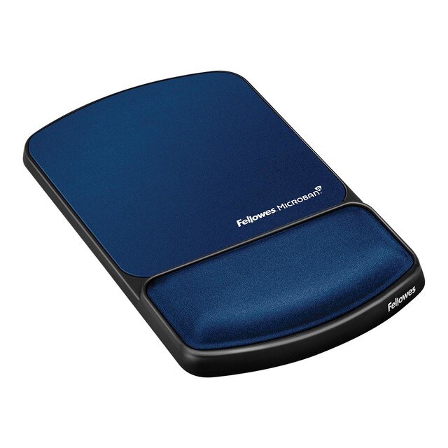 fellowes gel lycra mouse pad with wrist rest