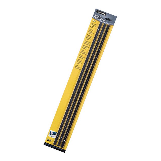 fellowes safecut trimmer cutting strips PACK OF  3